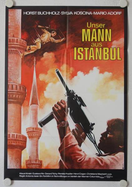 Estambul 65 - That Man in Istanbul re- release german movie poster